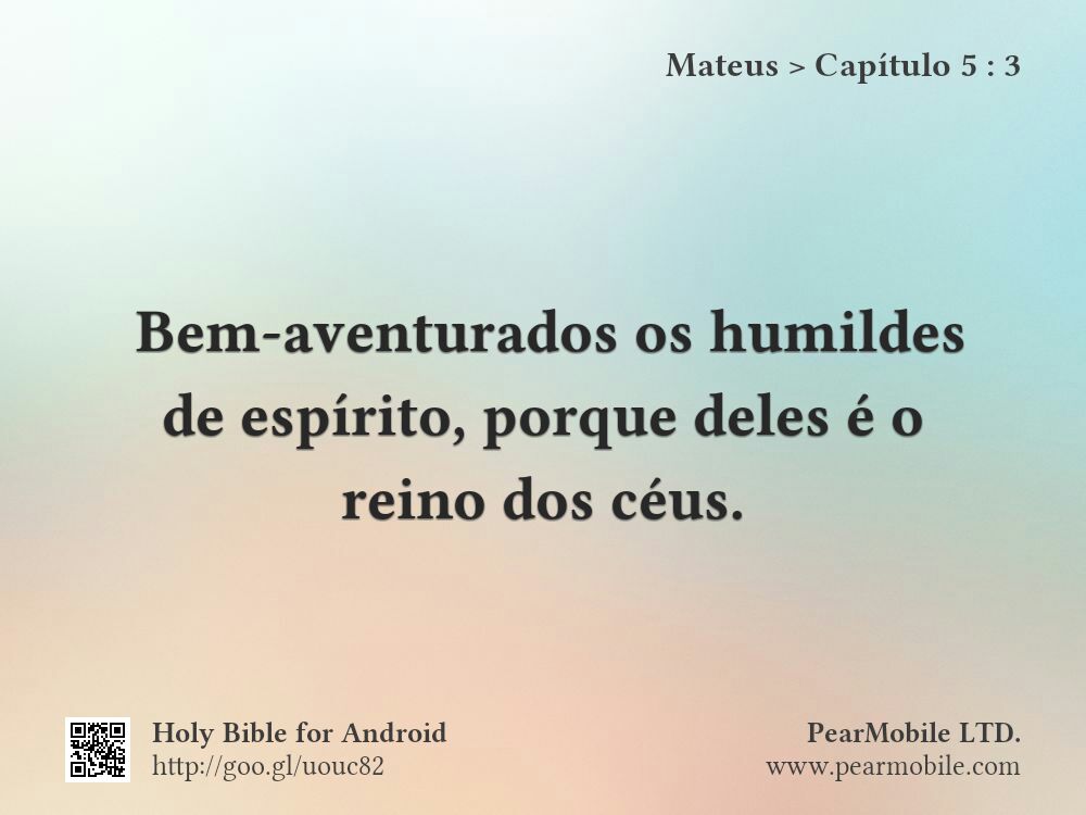 Mateus, Capítulo 5:3